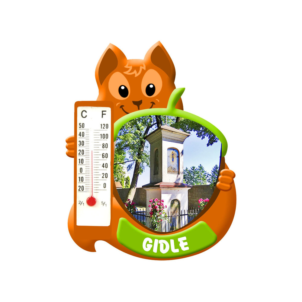 Polyresinowy magnes wiewiórka Gidle