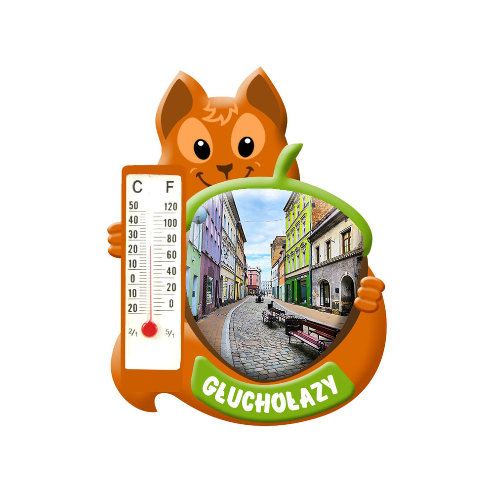 Polyresinowy magnes wiewiórka Głuchołazy