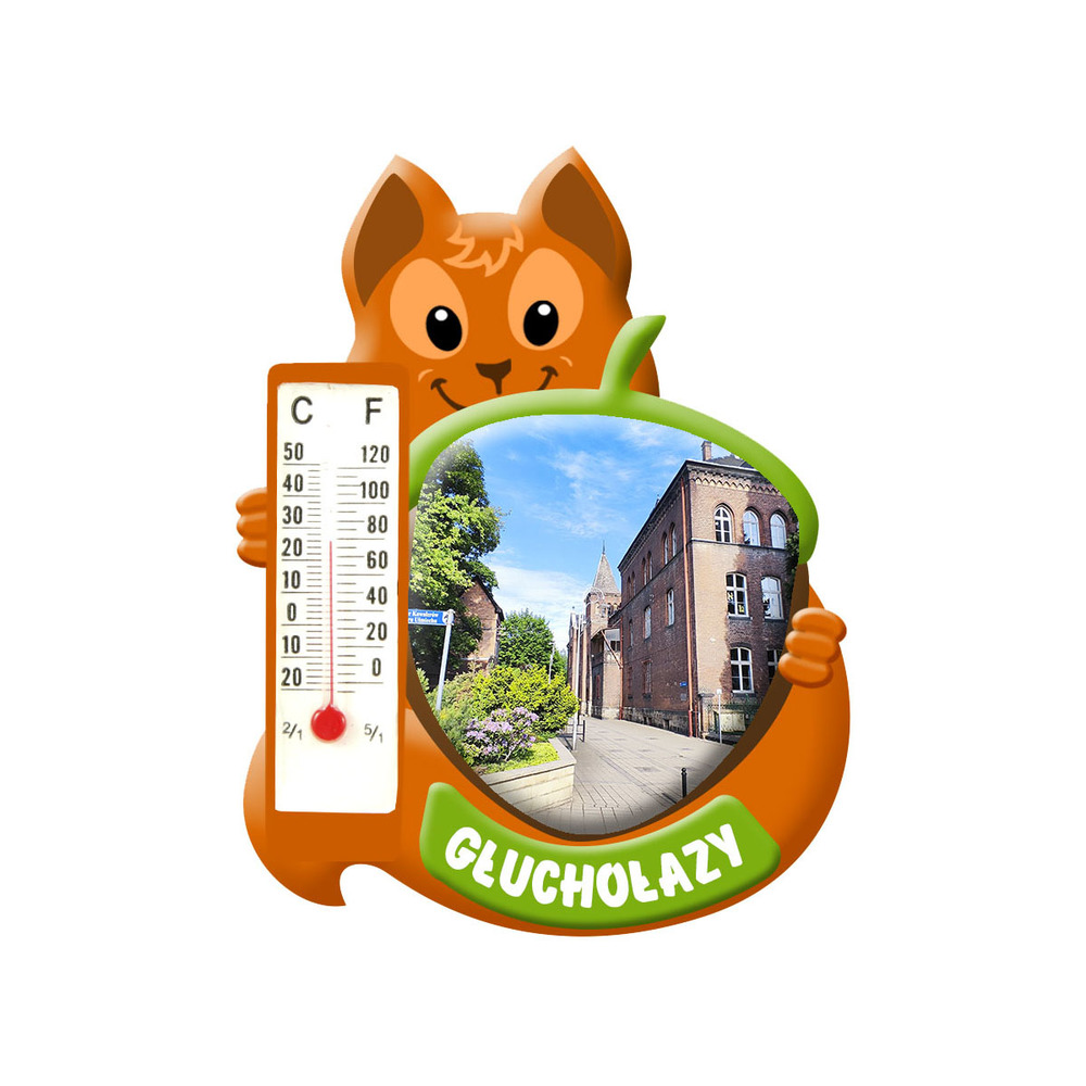 Polyresinowy magnes wiewiórka Głuchołazy