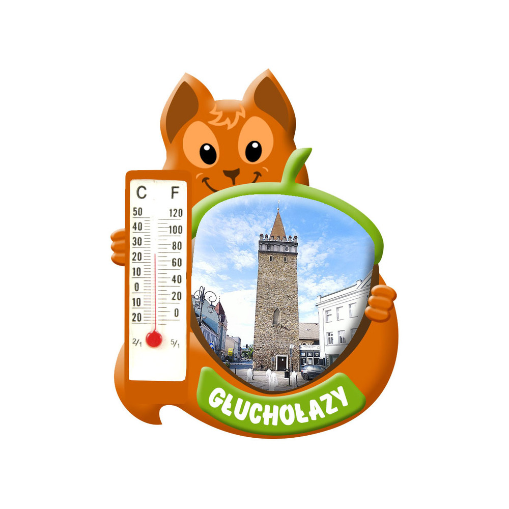 Polyresinowy magnes wiewiórka Głuchołazy