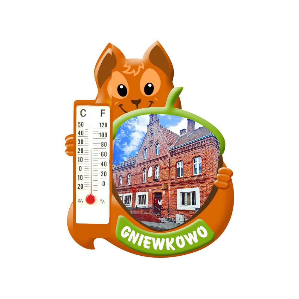 Polyresinowy magnes wiewiórka Gniewkowo