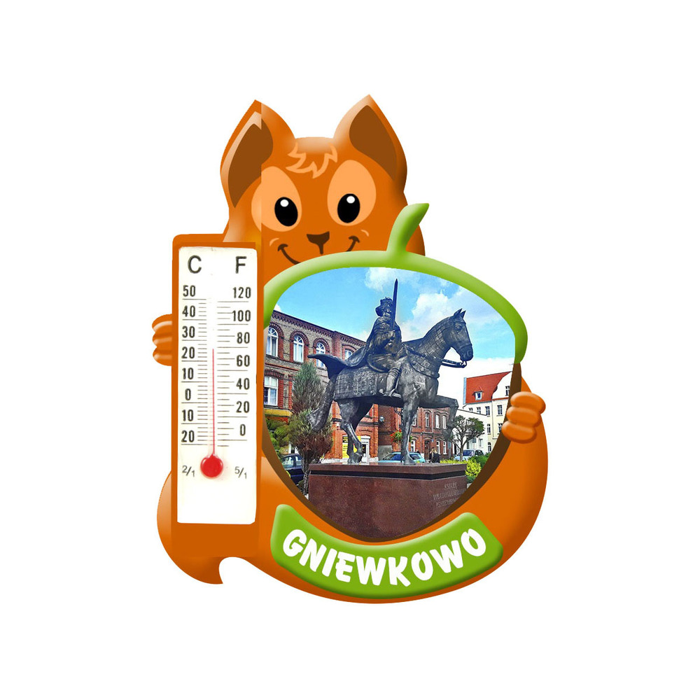Polyresinowy magnes wiewiórka Gniewkowo