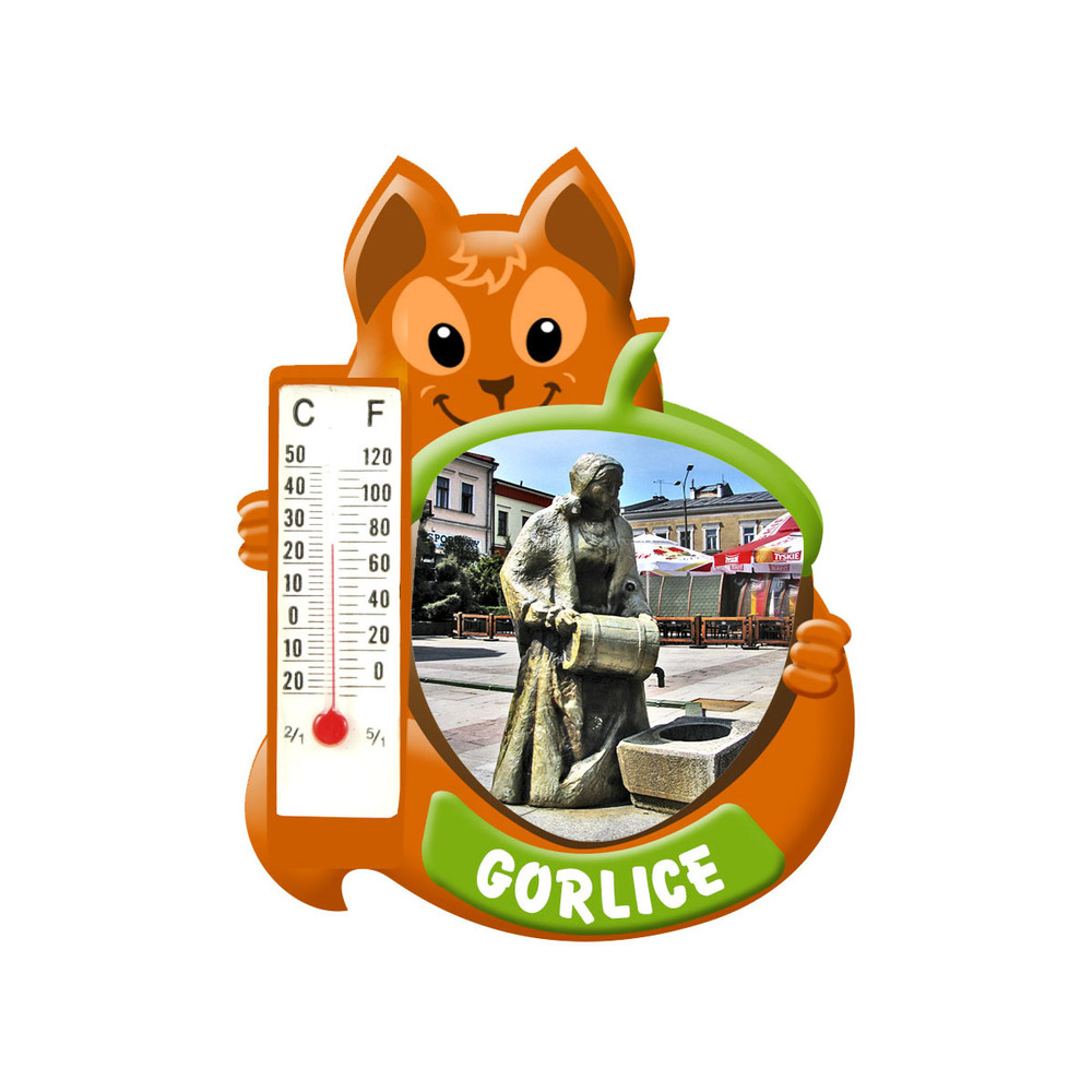 Polyresinowy magnes wiewiórka Gorlice