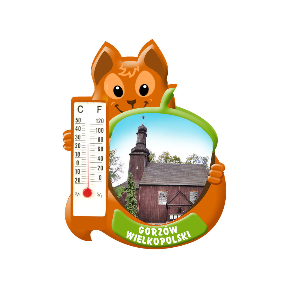 Polyresinowy magnes wiewiórka Gorzów Wielkopolski