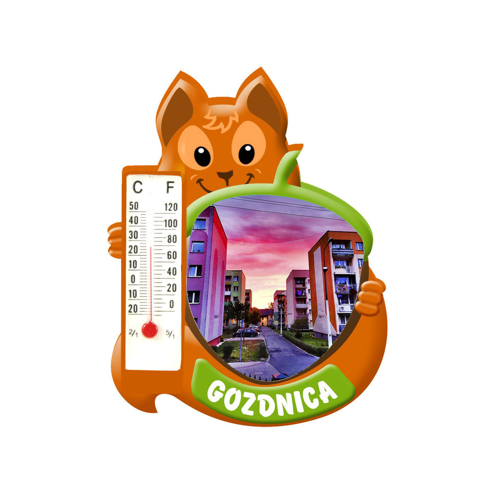 Polyresinowy magnes wiewiórka Gozdnica