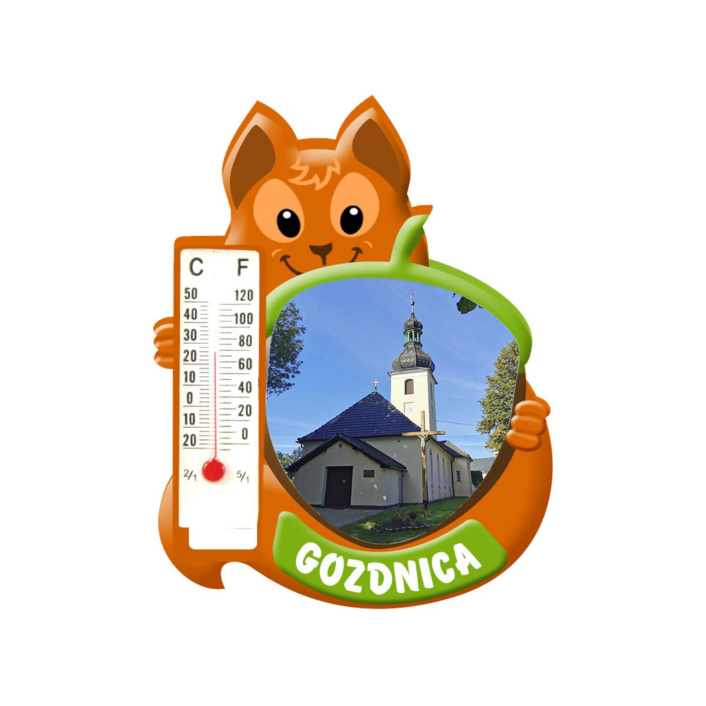 Polyresinowy magnes wiewiórka Gozdnica