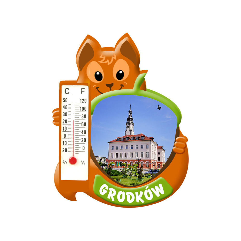 Polyresinowy magnes wiewiórka Grodków