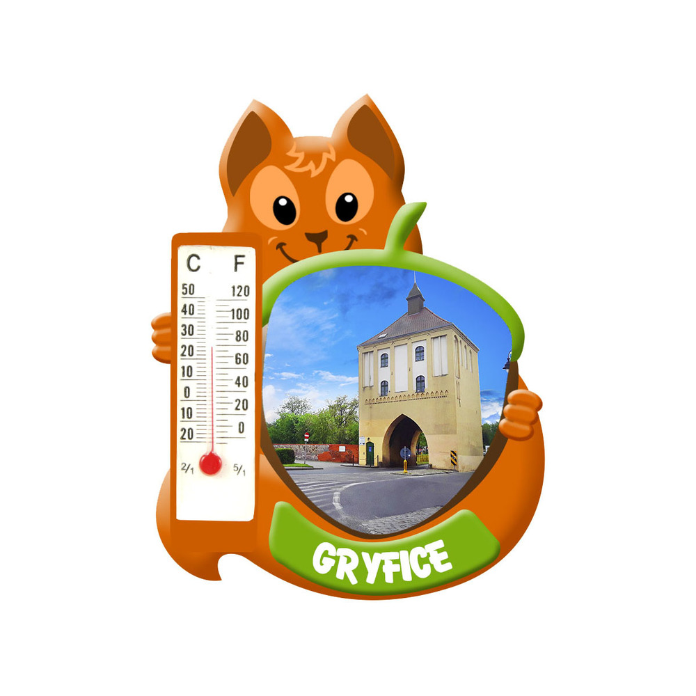 Polyresinowy magnes wiewiórka Gryfice