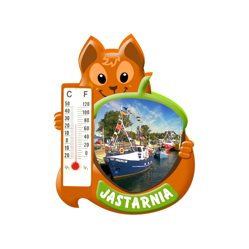 Polyresinowy magnes wiewiórka Jastarnia