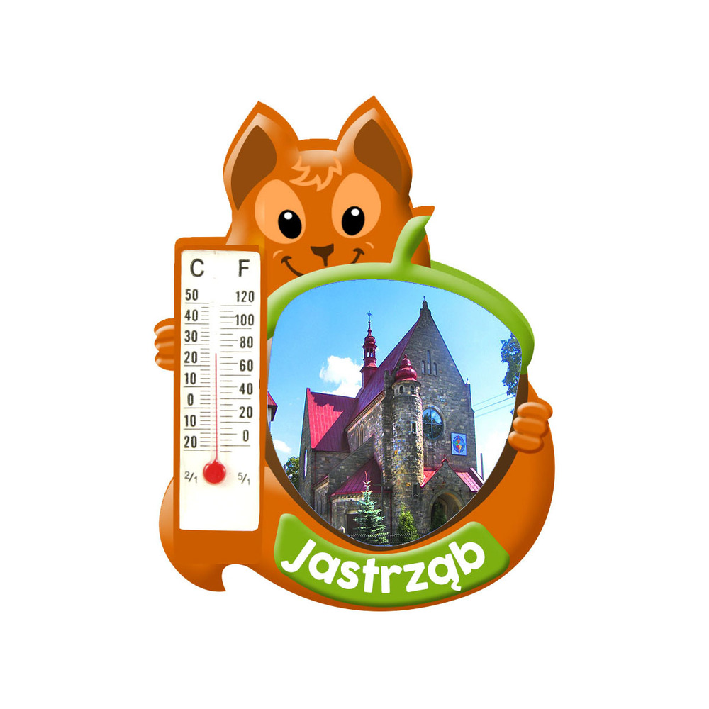 Polyresinowy magnes wiewiórka Jastrząb