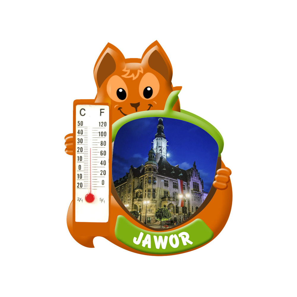 Polyresinowy magnes wiewiórka Jawor
