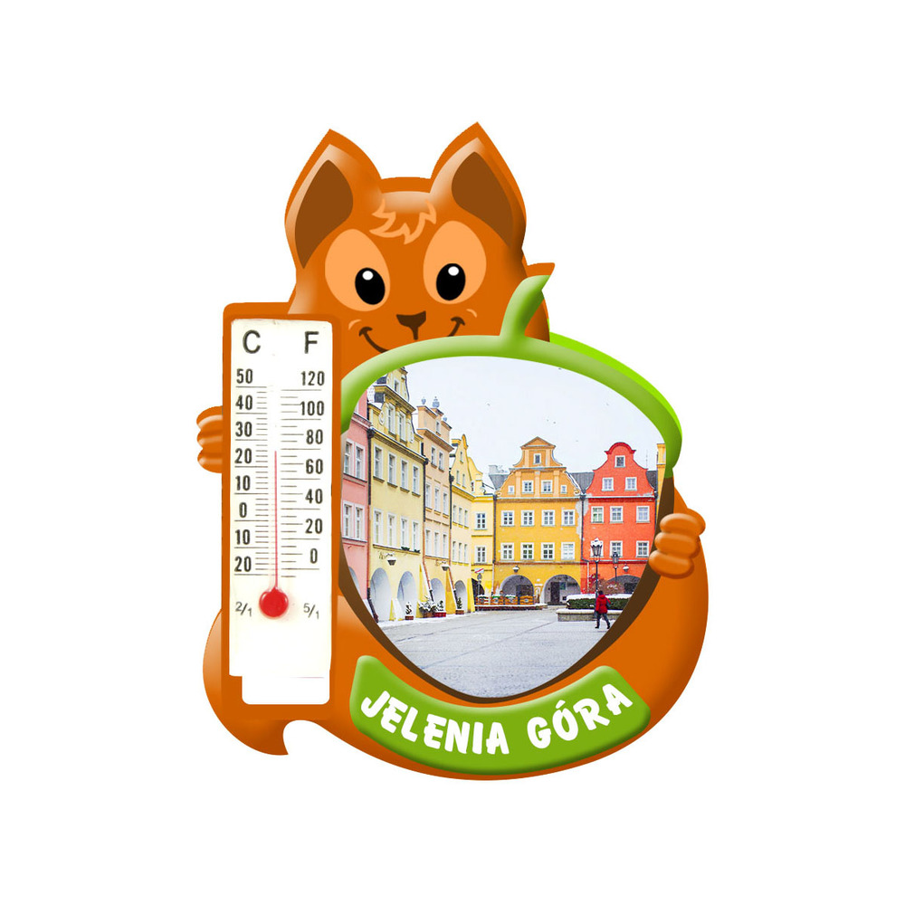 Polyresinowy magnes wiewiórka Jelenia Góra