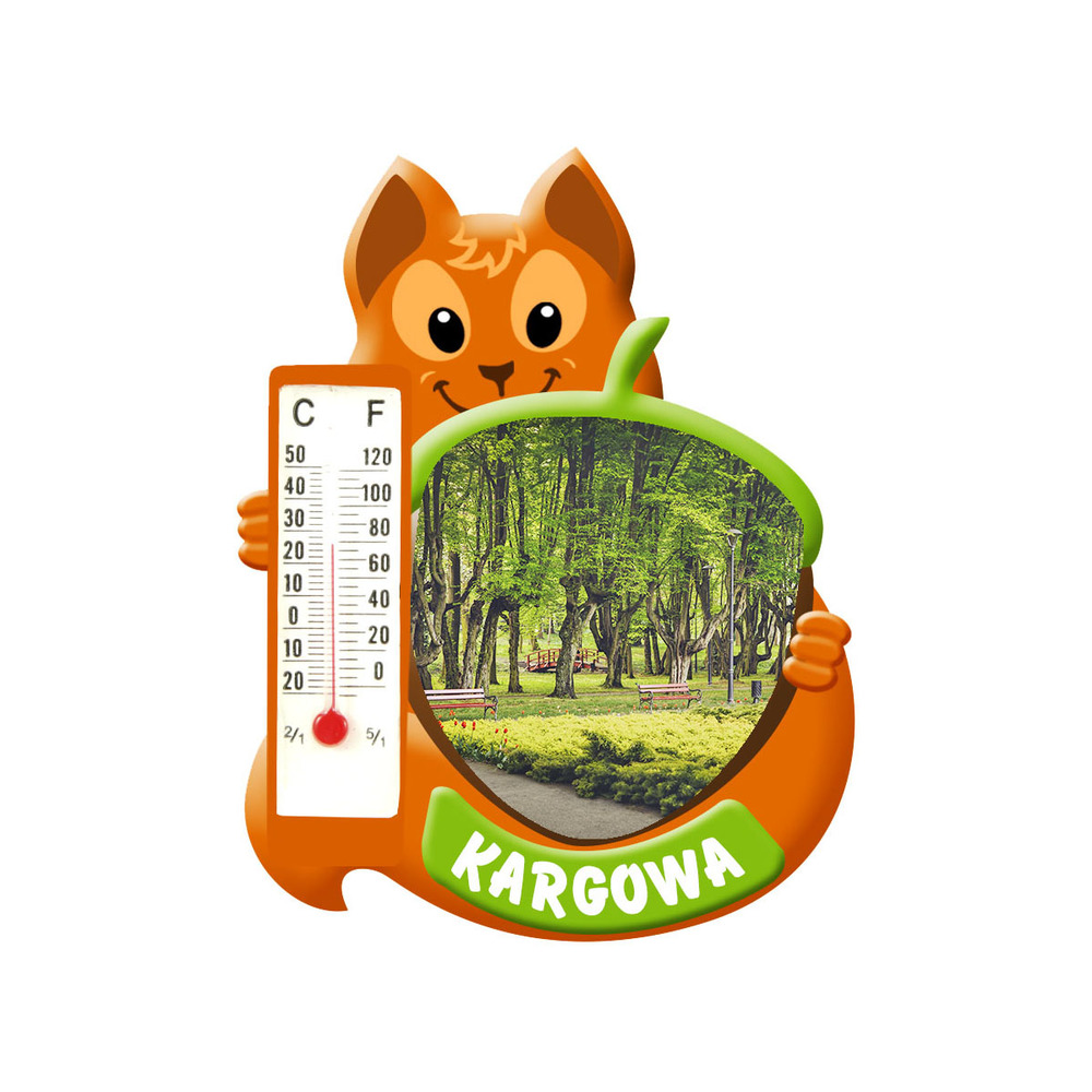 Polyresinowy magnes wiewiórka Kargowa