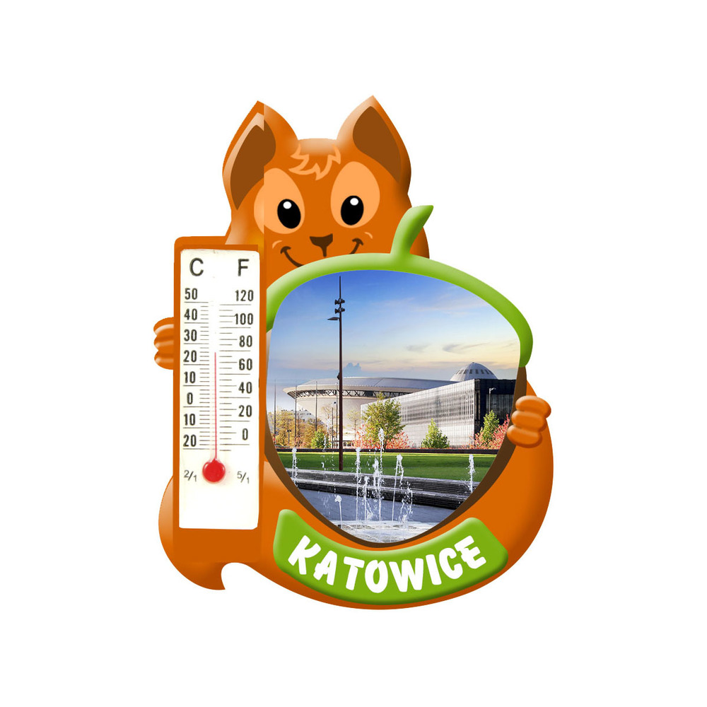 Polyresinowy magnes wiewiórka katowice