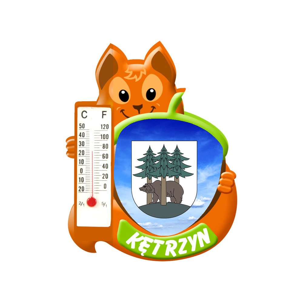 Polyresinowy magnes wiewiórka Kętrzyn