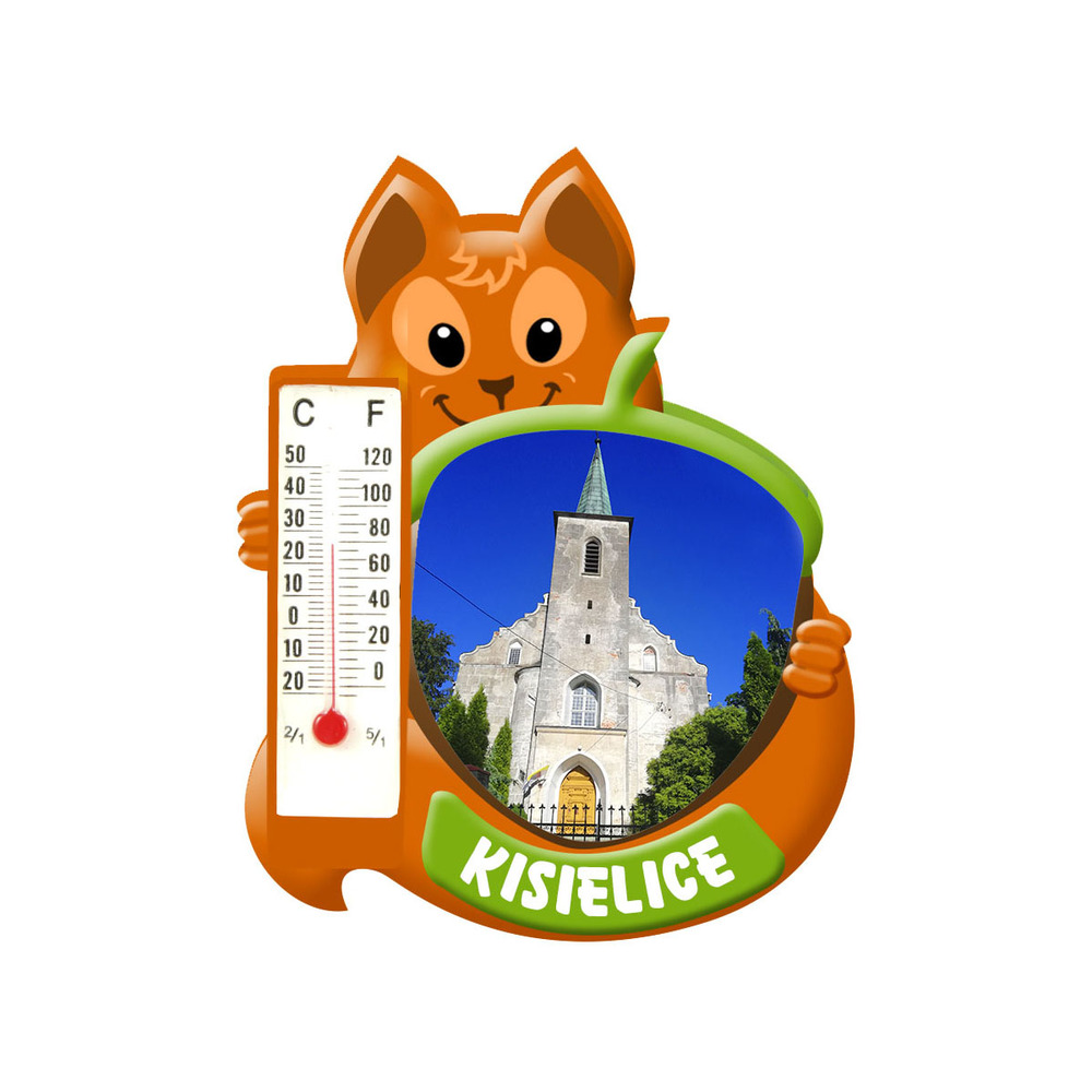 Polyresinowy magnes wiewiórka Kisielice