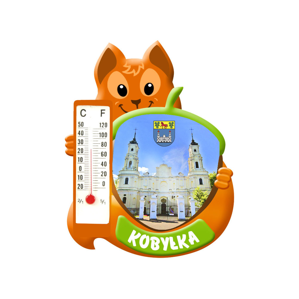 Polyresinowy magnes wiewiórka Kobyłka