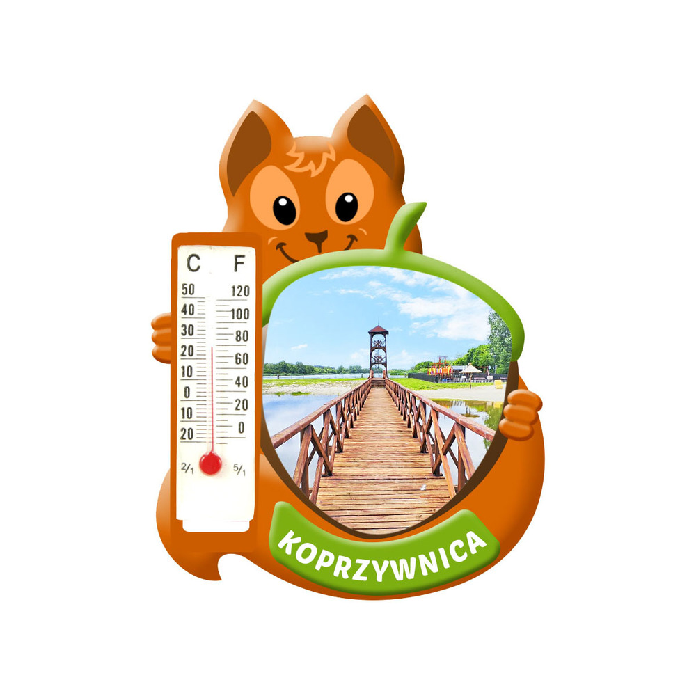 Polyresinowy magnes wiewiórka Koprzywnica