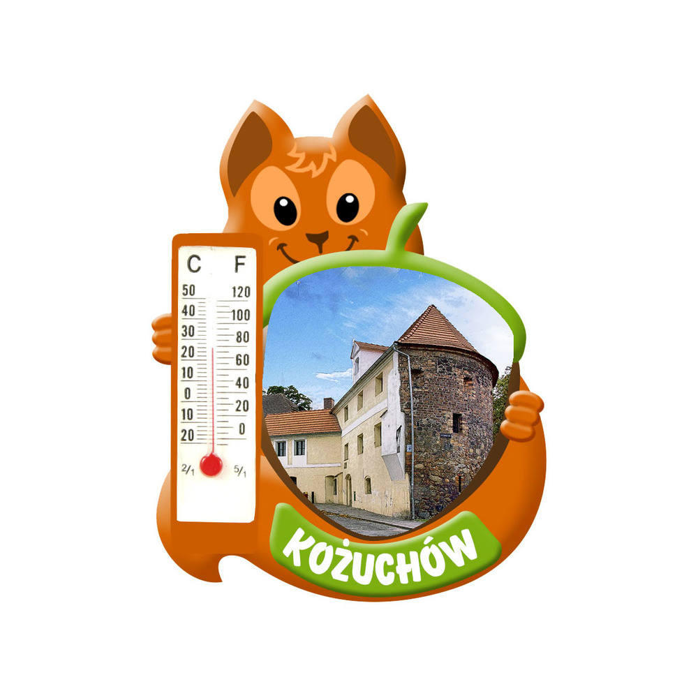 Polyresinowy magnes wiewiórka Kożuchów