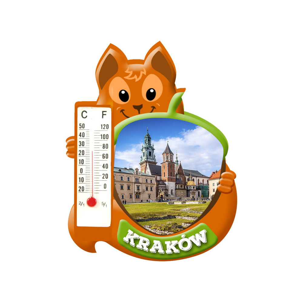 Polyresinowy magnes wiewiórka Kraków