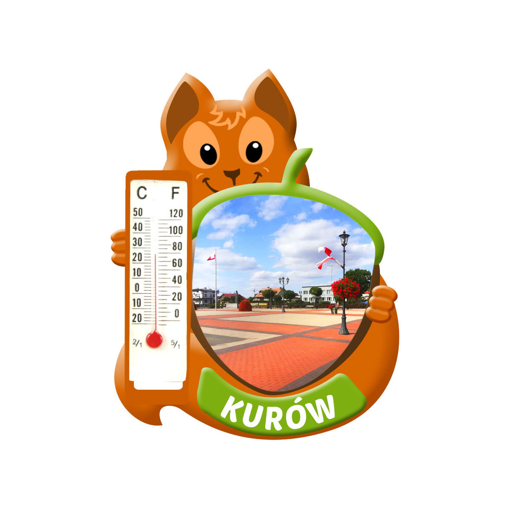 Polyresinowy magnes wiewiórka Kurów