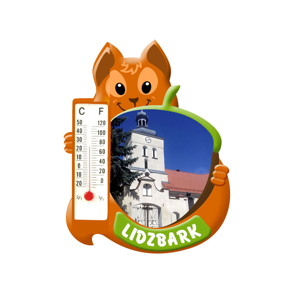 Polyresinowy magnes wiewiórka Lidzbark