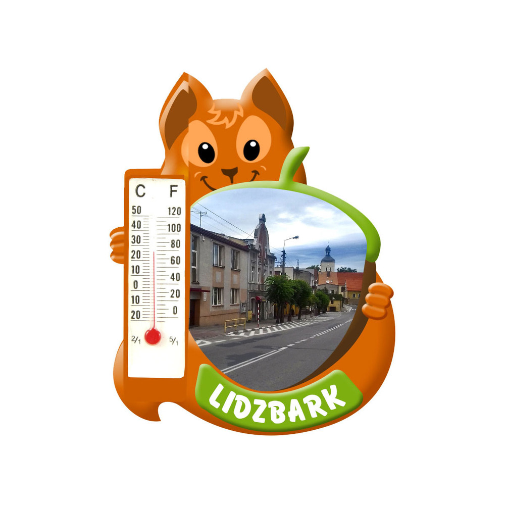 Polyresinowy magnes wiewiórka Lidzbark