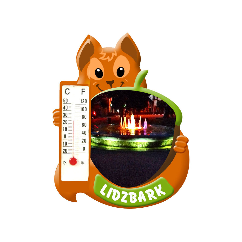 Polyresinowy magnes wiewiórka Lidzbark