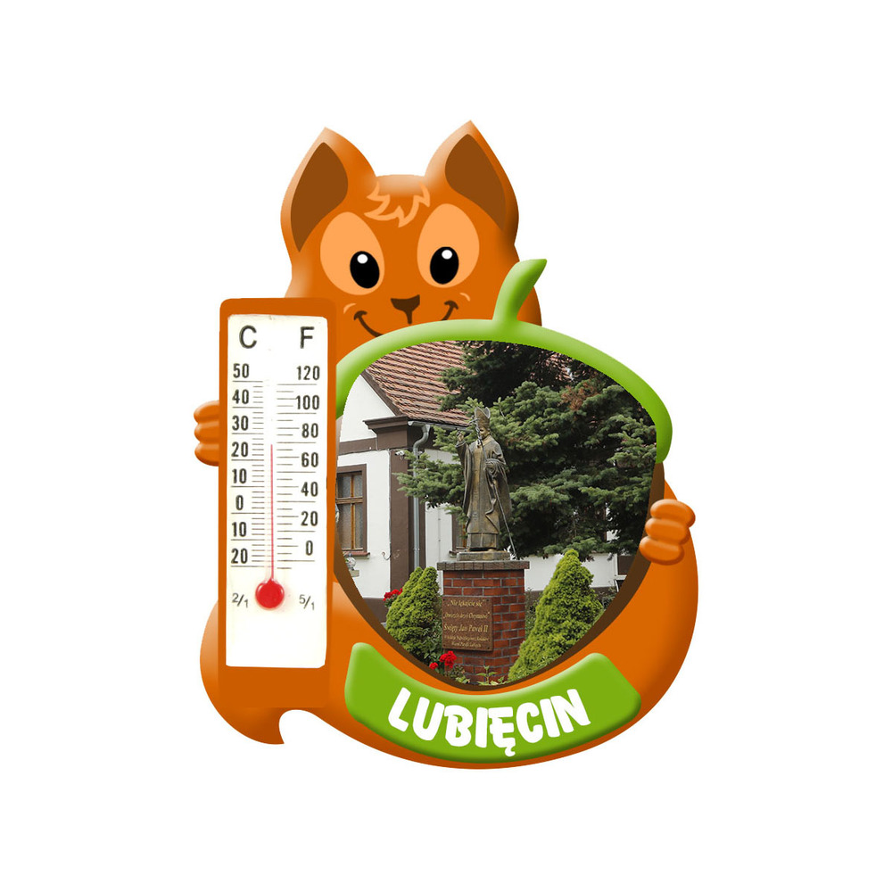 Polyresinowy magnes wiewiórka Lubięcin