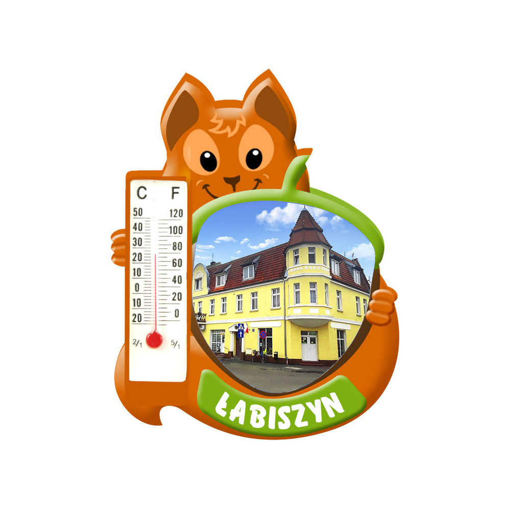 Polyresinowy magnes wiewiórka Łabiszyn