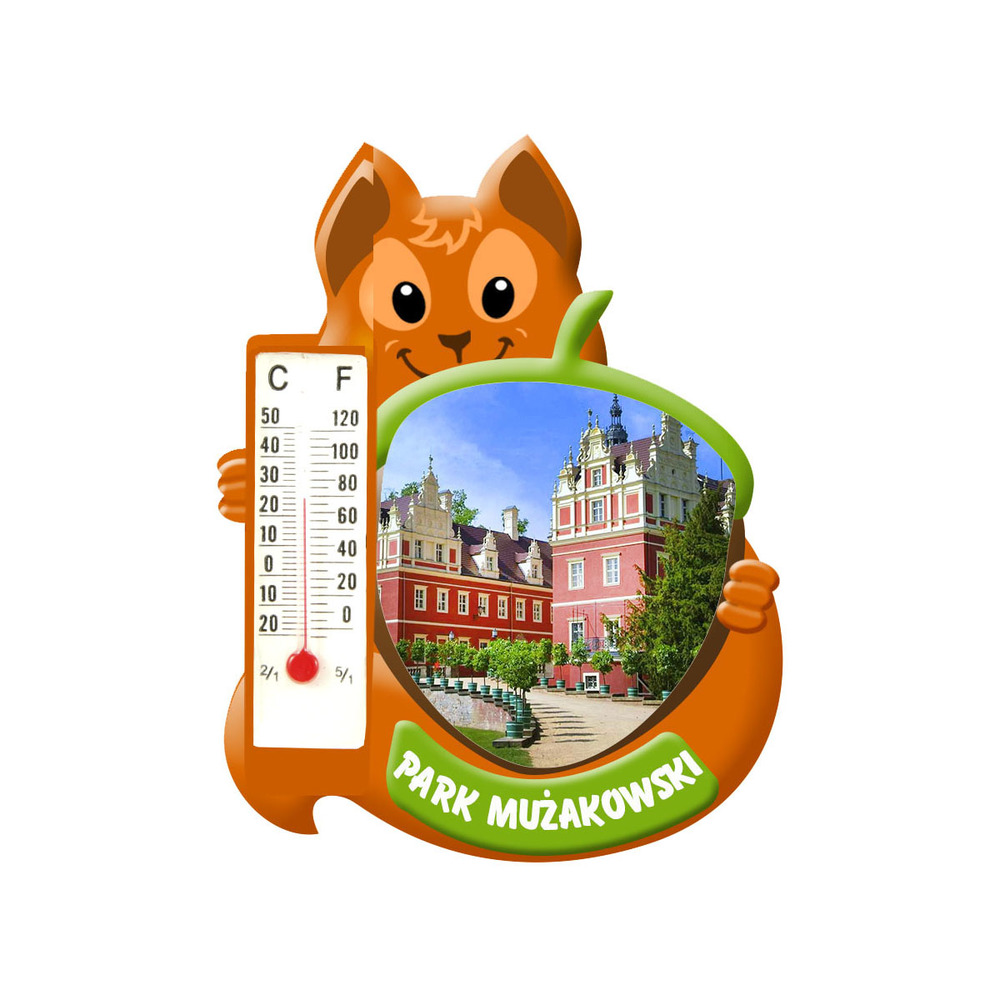 Polyresinowy magnes wiewiórka Łęknica
