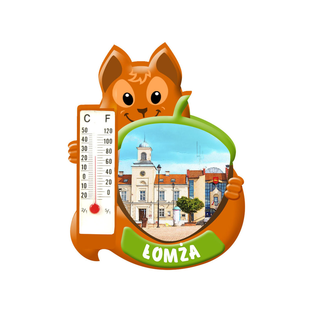Polyresinowy magnes wiewiórka Łomża