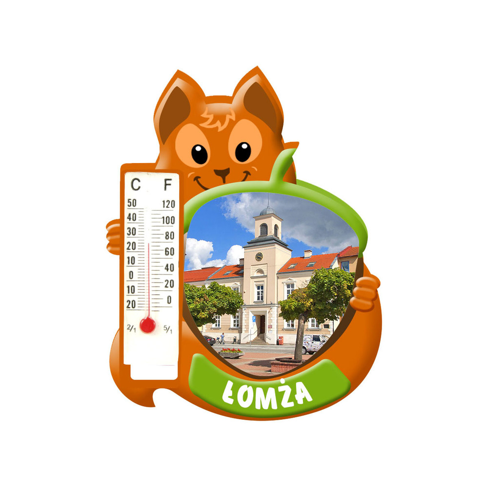 Polyresinowy magnes wiewiórka Łomża
