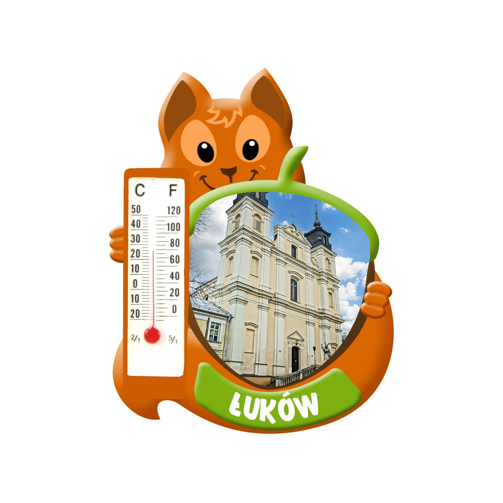 Polyresinowy magnes wiewiórka Łuków