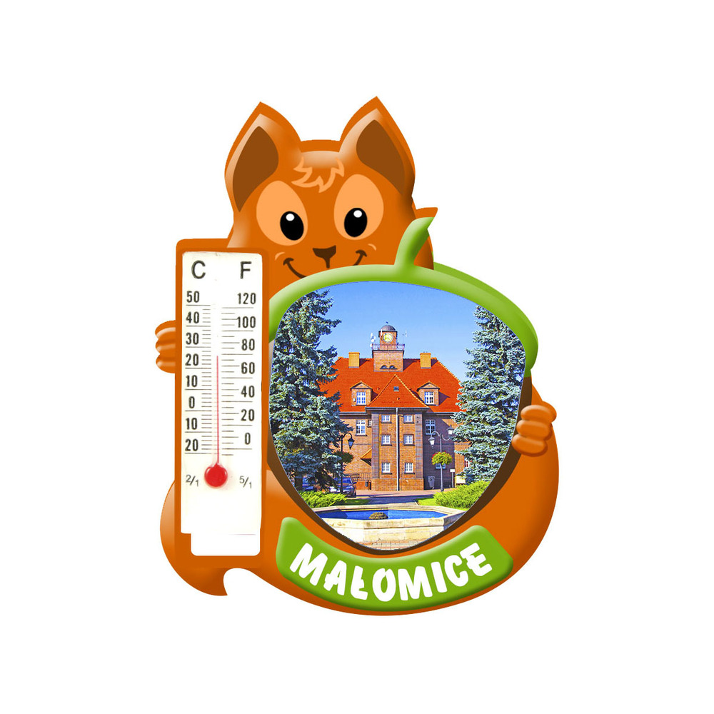 Polyresinowy magnes wiewiórka Małomice