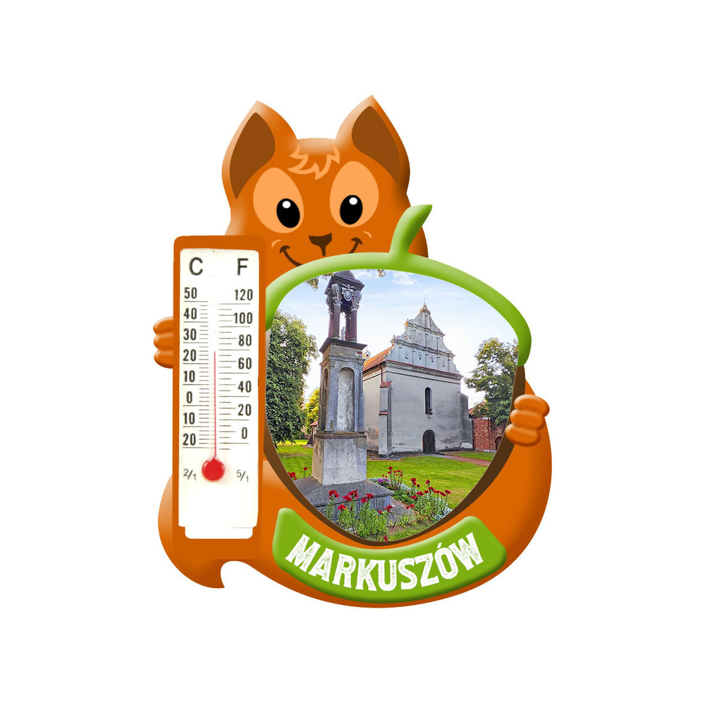 Polyresinowy magnes wiewiórka Markuszów