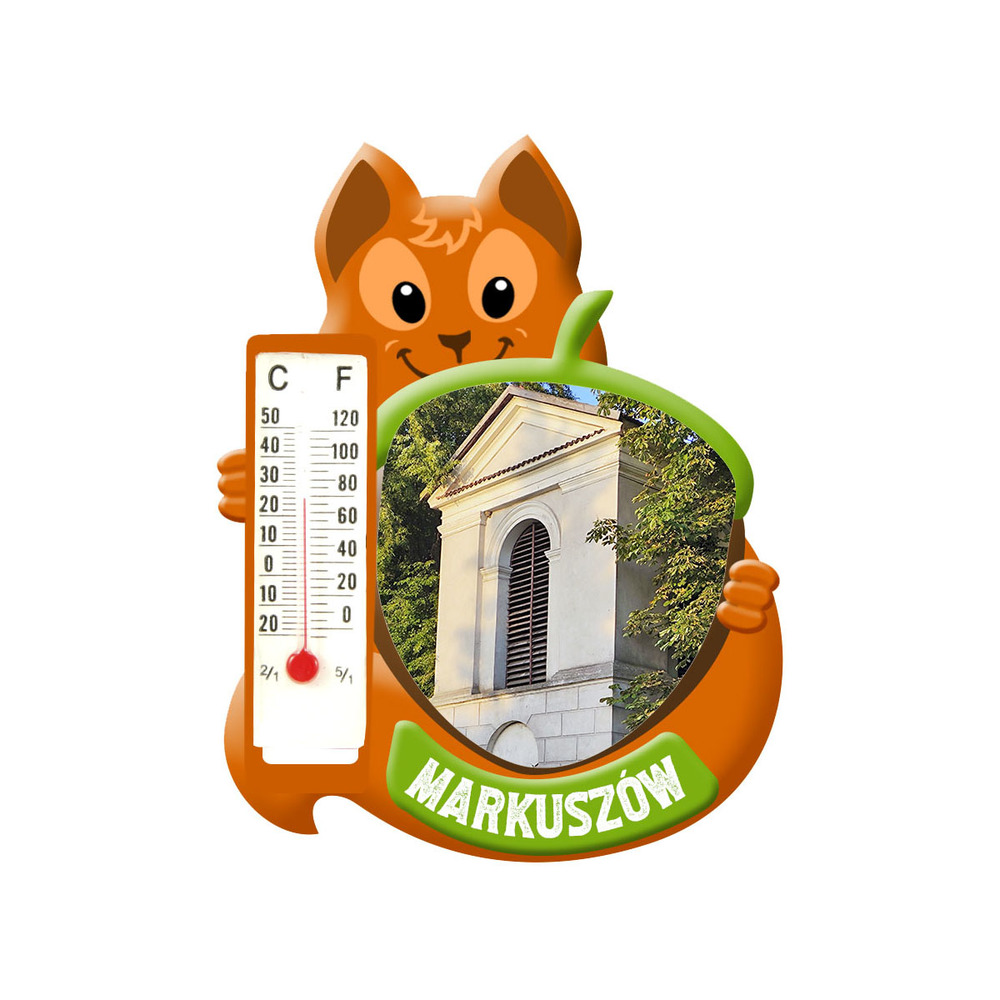 Polyresinowy magnes wiewiórka Markuszów