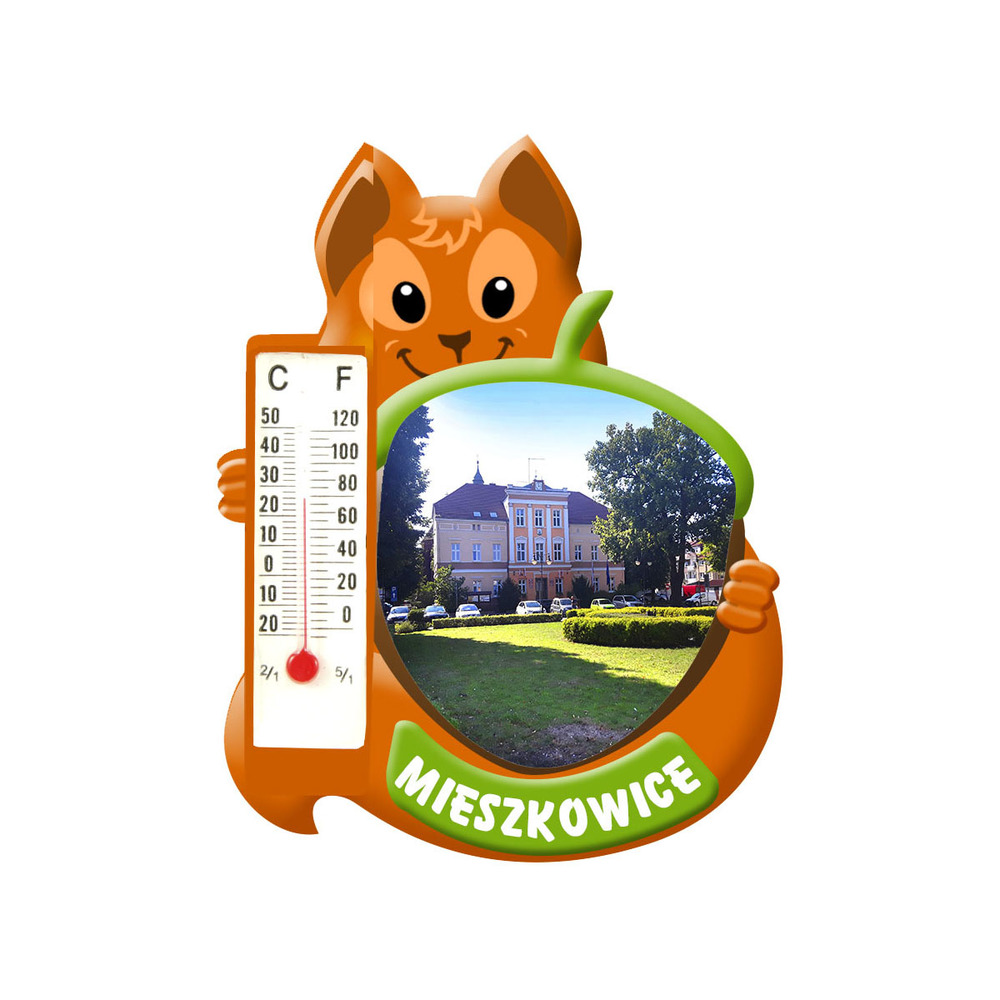 Polyresinowy magnes wiewiórka mieszkowice