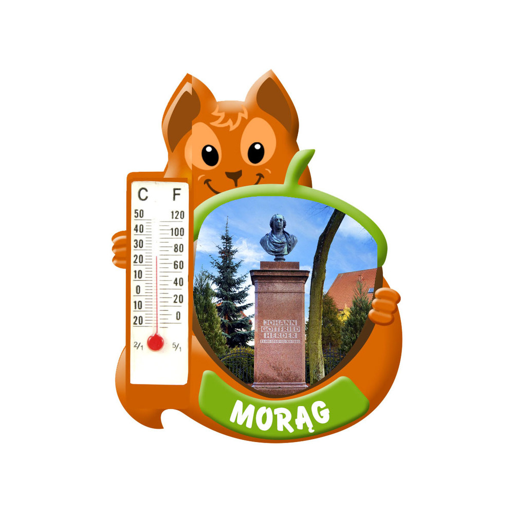 Polyresinowy magnes wiewiórka Morąg