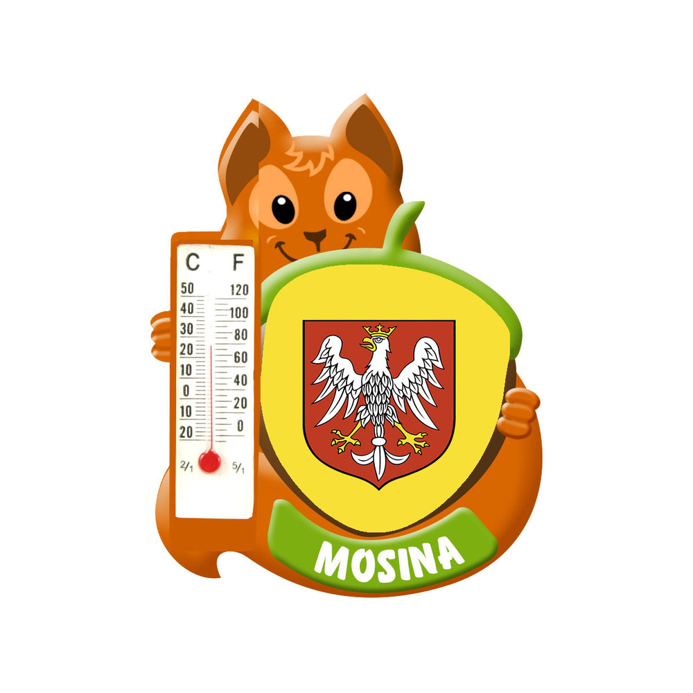 Polyresinowy magnes wiewiórka Mosina