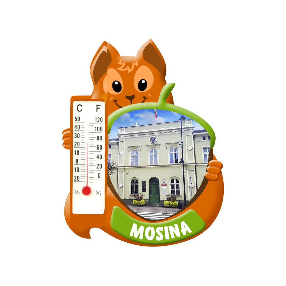Polyresinowy magnes wiewiórka Mosina