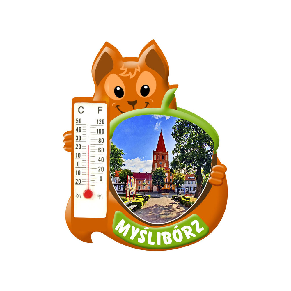 Polyresinowy magnes wiewiórka Myślibórz