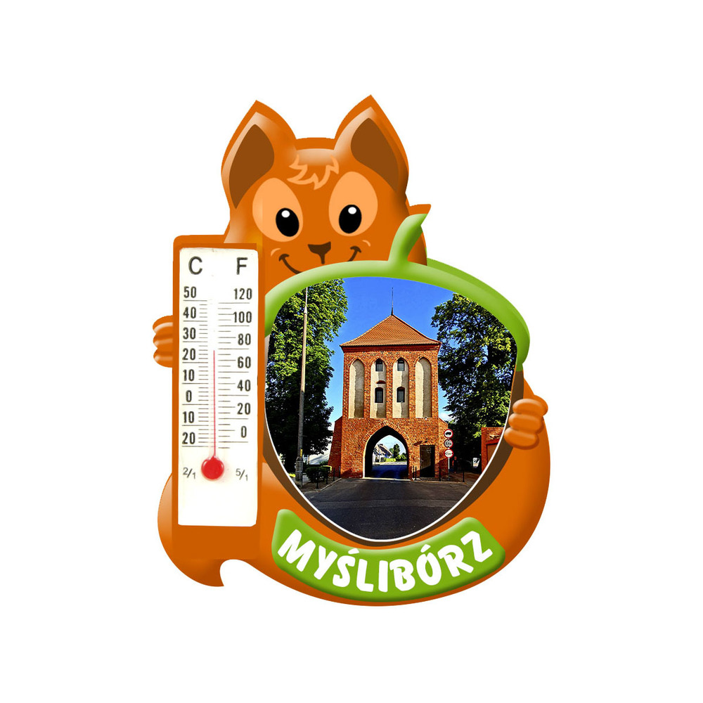 Polyresinowy magnes wiewiórka Myślibórz