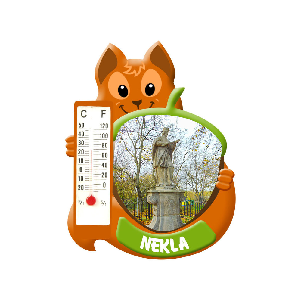 Polyresinowy magnes wiewiórka Nekla
