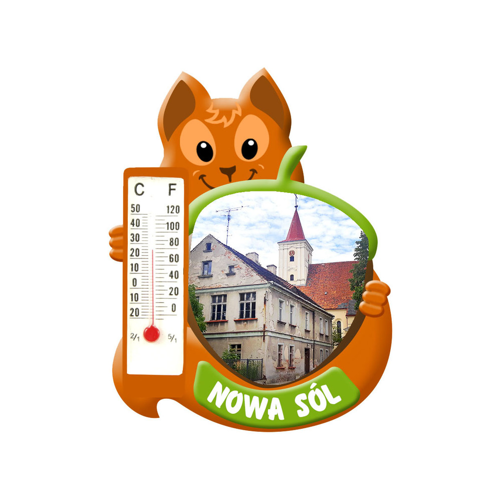 Polyresinowy magnes wiewiórka Nowa Sól