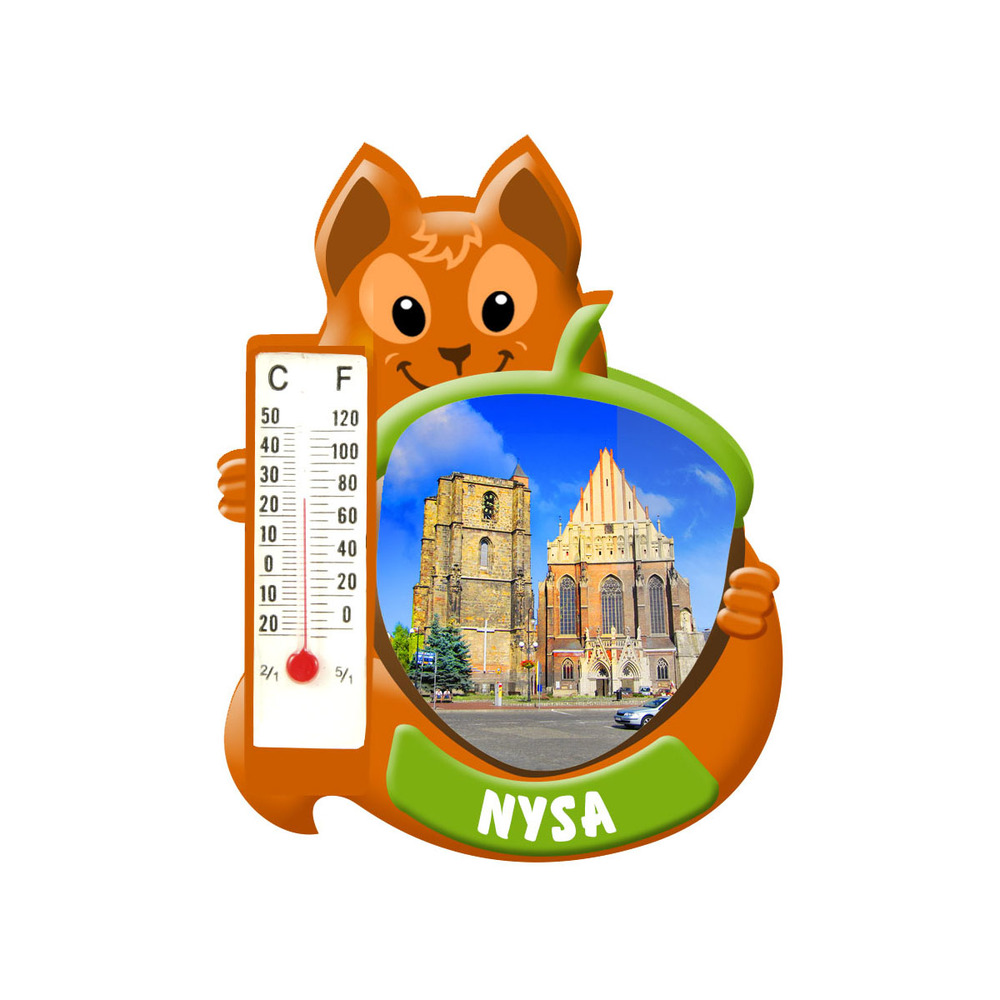 Polyresinowy magnes wiewiórka Nysa