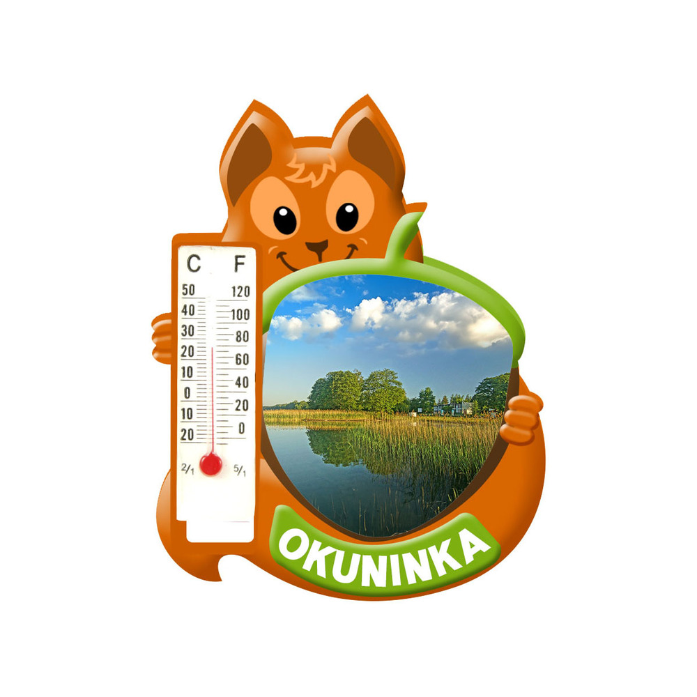 Polyresinowy magnes wiewiórka Okuninka