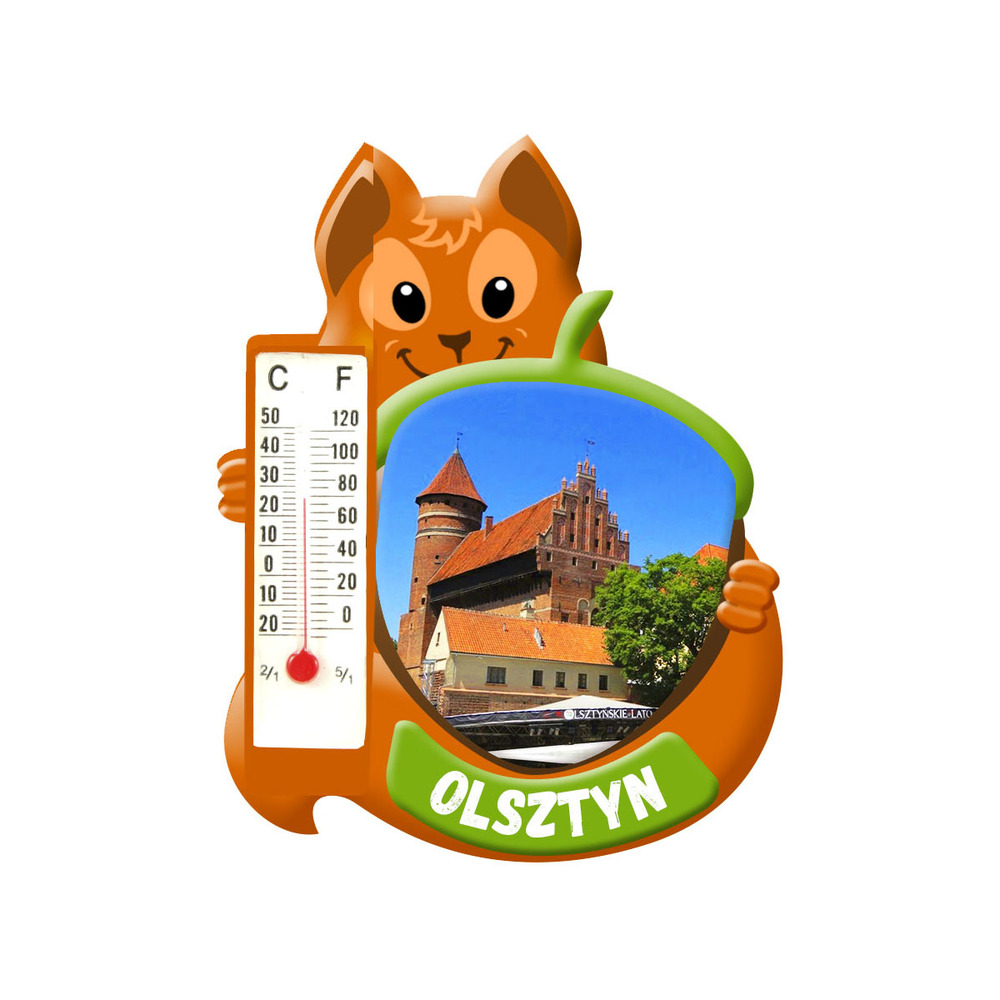 Polyresinowy magnes wiewiórka Olsztyn