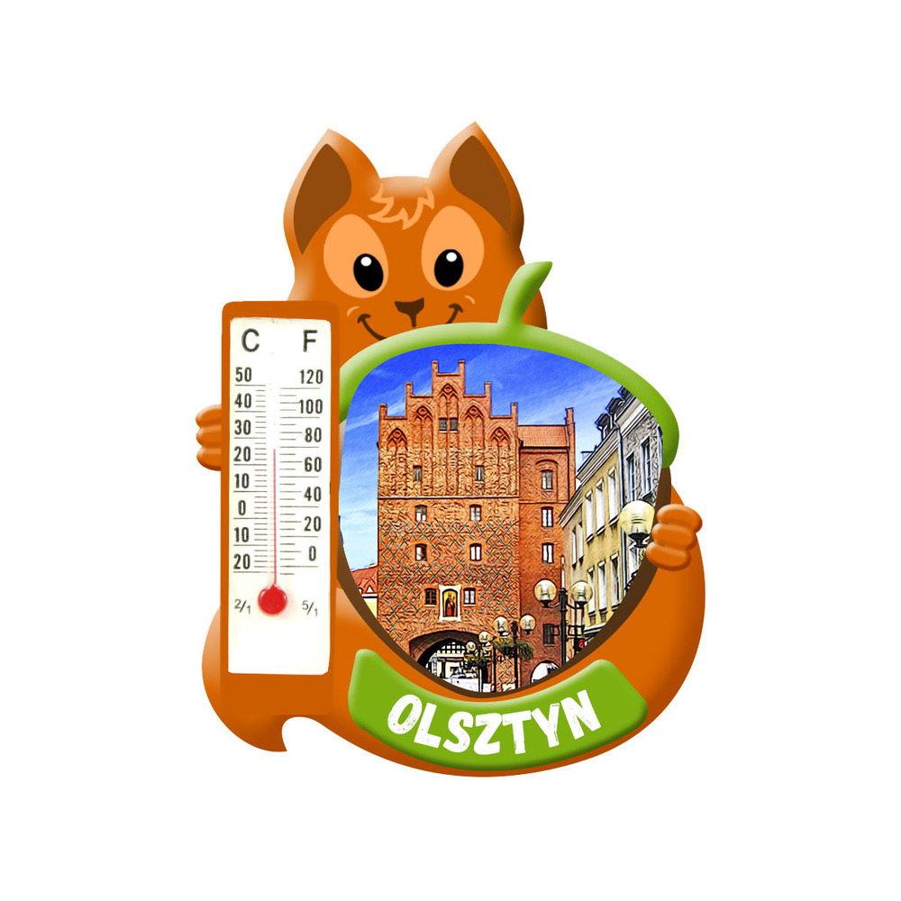 Polyresinowy magnes wiewiórka Olsztyn