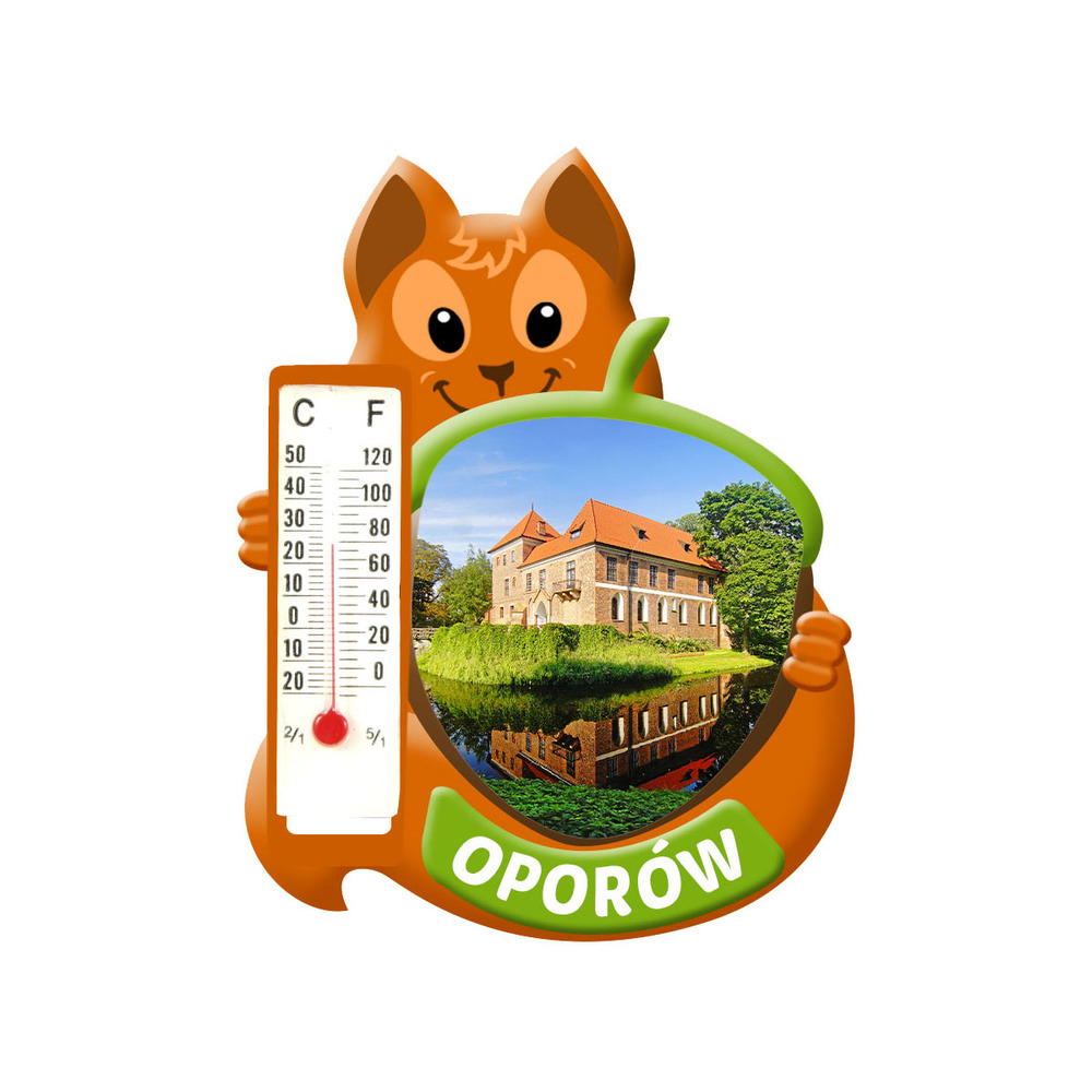Polyresinowy magnes wiewiórka Oporów